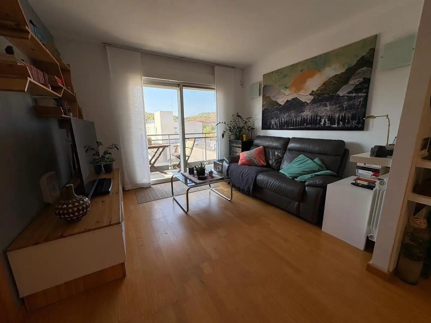Living room of Flat for sale in Tarragona  with Air Conditioner, Heating and Parquet flooring