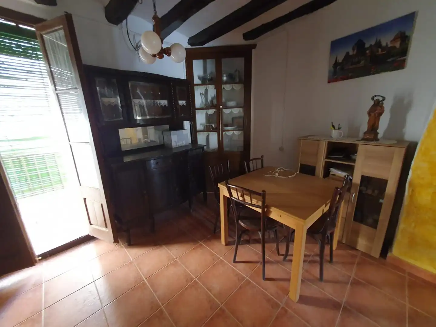 Menjador de Casa o xalet en venda en Vilanova de l'Aguda amb Terrassa i Balcó