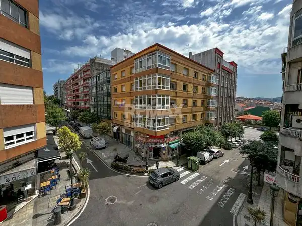 Exterior view of Flat for sale in Vigo   with Heating, Parquet flooring and Terrace