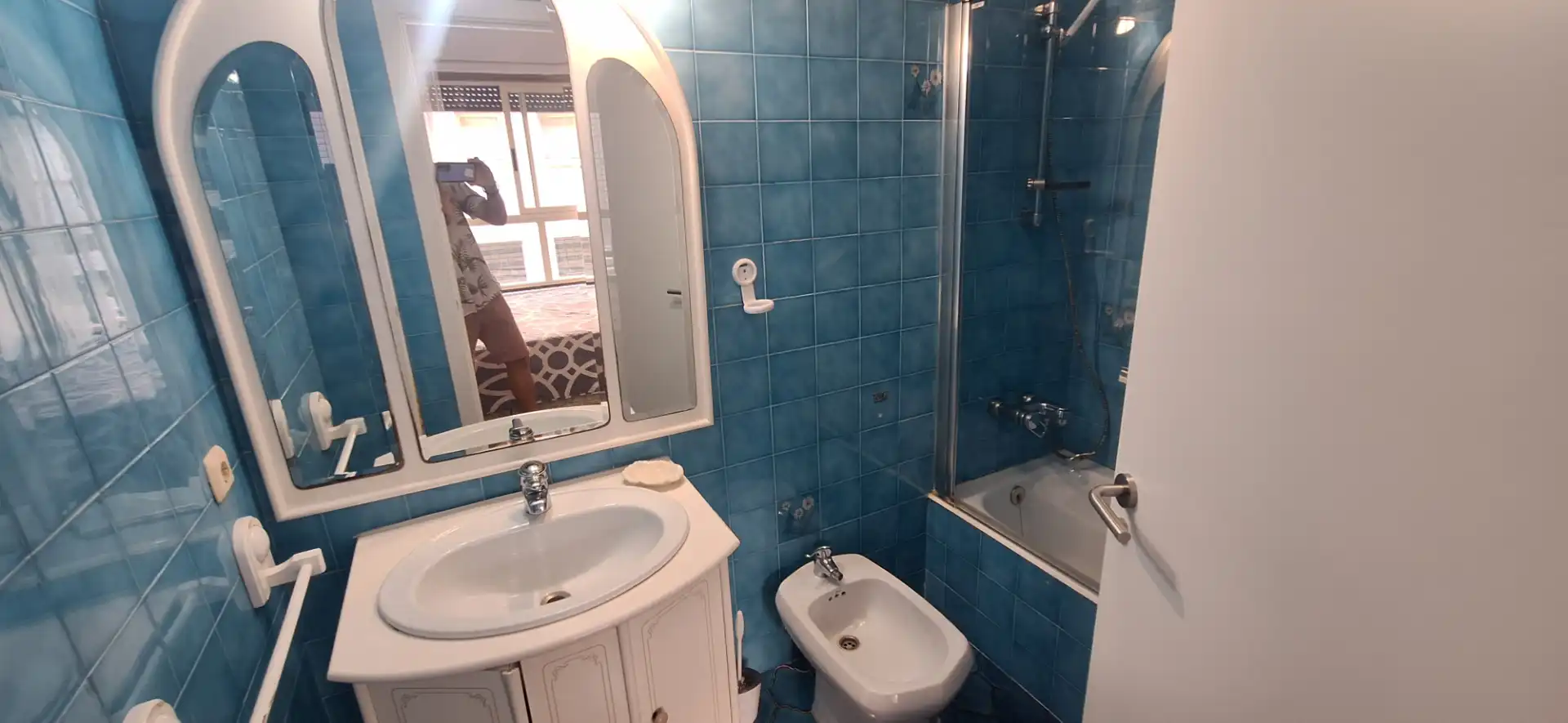 Badezimmer von Wohnungen zur Miete in Zarautz mit Möbliert, Ofen und Waschmaschine