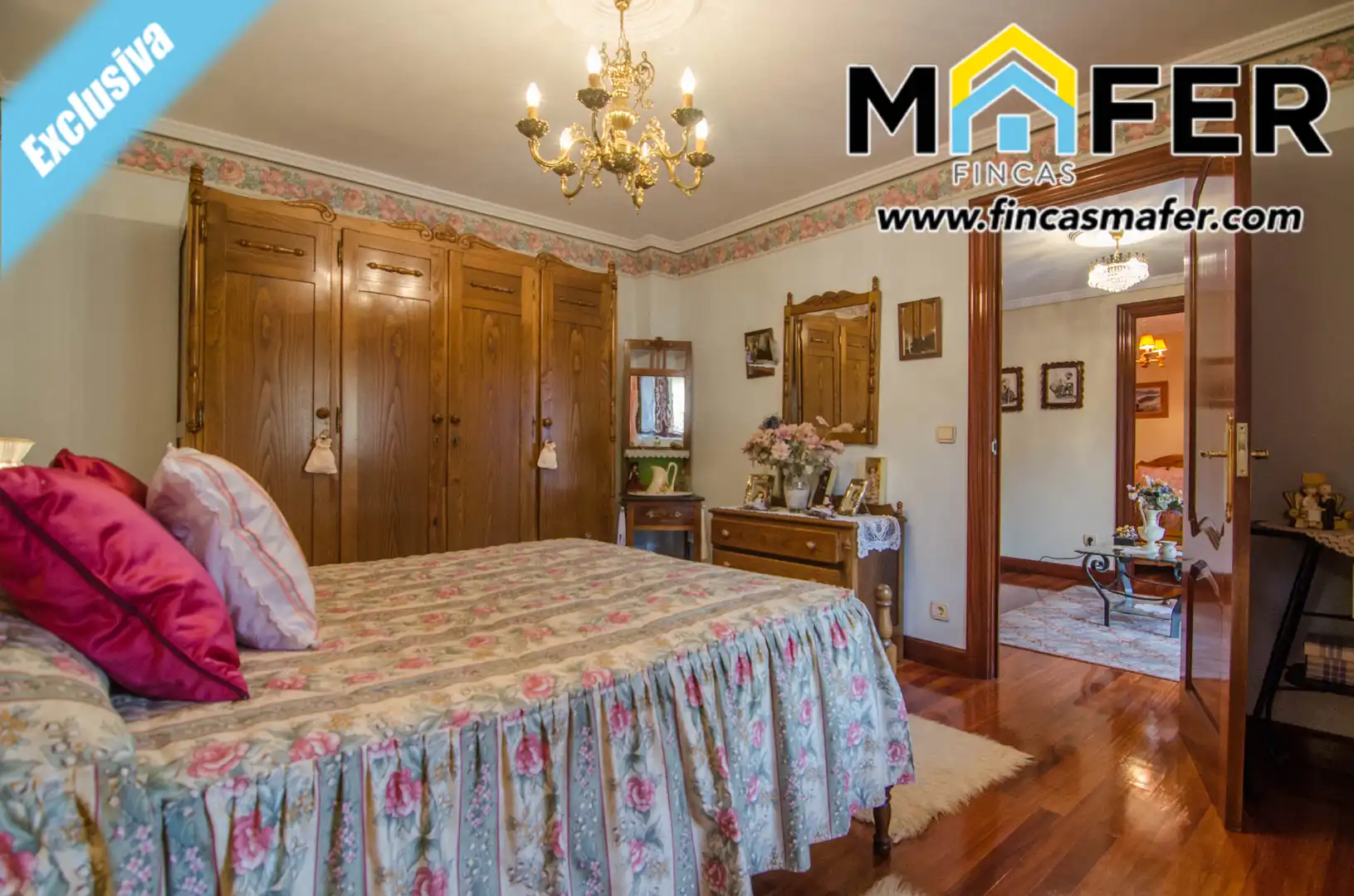 Habitación de Casa adosada en venta en Ruesga con Calefacción, Parquet y Balcón