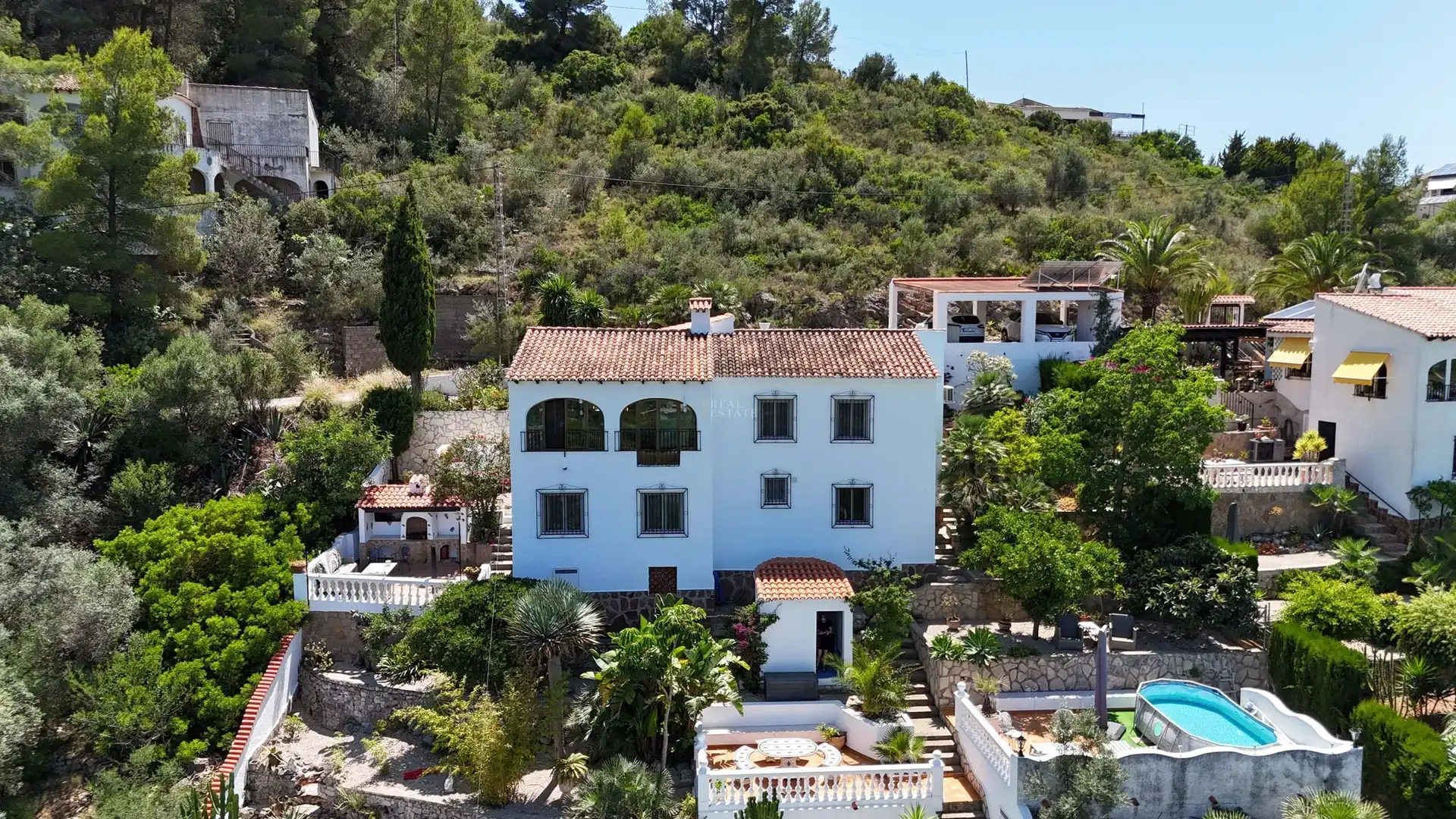 Exterior view of Houses for sale in Benidoleig  with Air Conditioner, Heating and Terrace