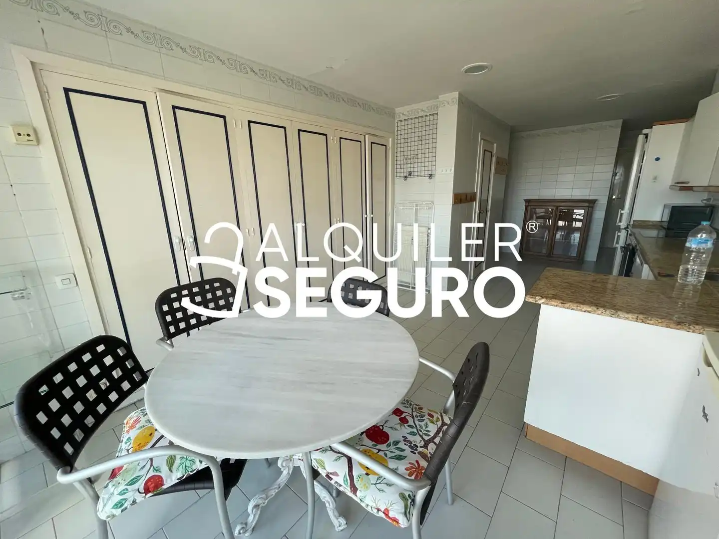 Kitchen of Flat for rent in Madrid  with Air Conditioner, Heating and Terrace
