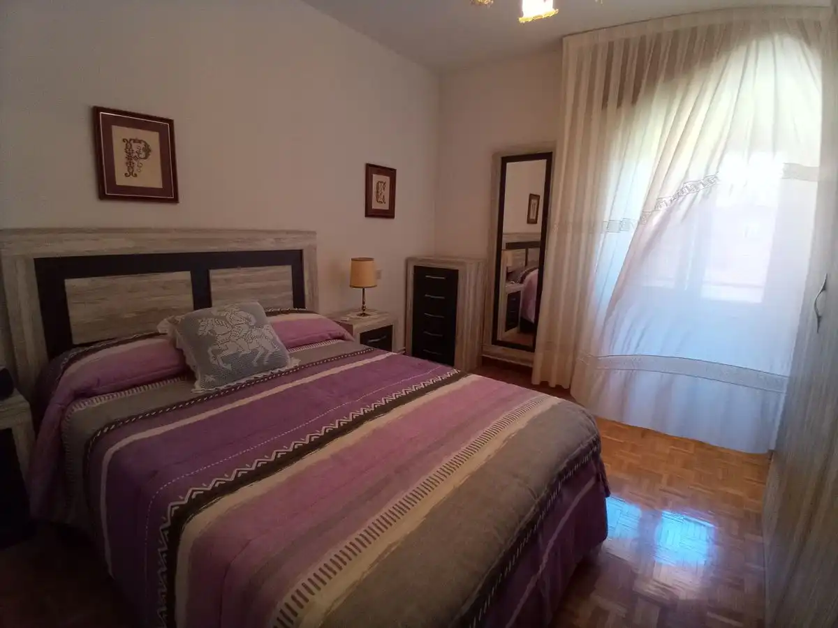 Bedroom of Flat for sale in Valladolid  with Heating, Parquet flooring and Terrace