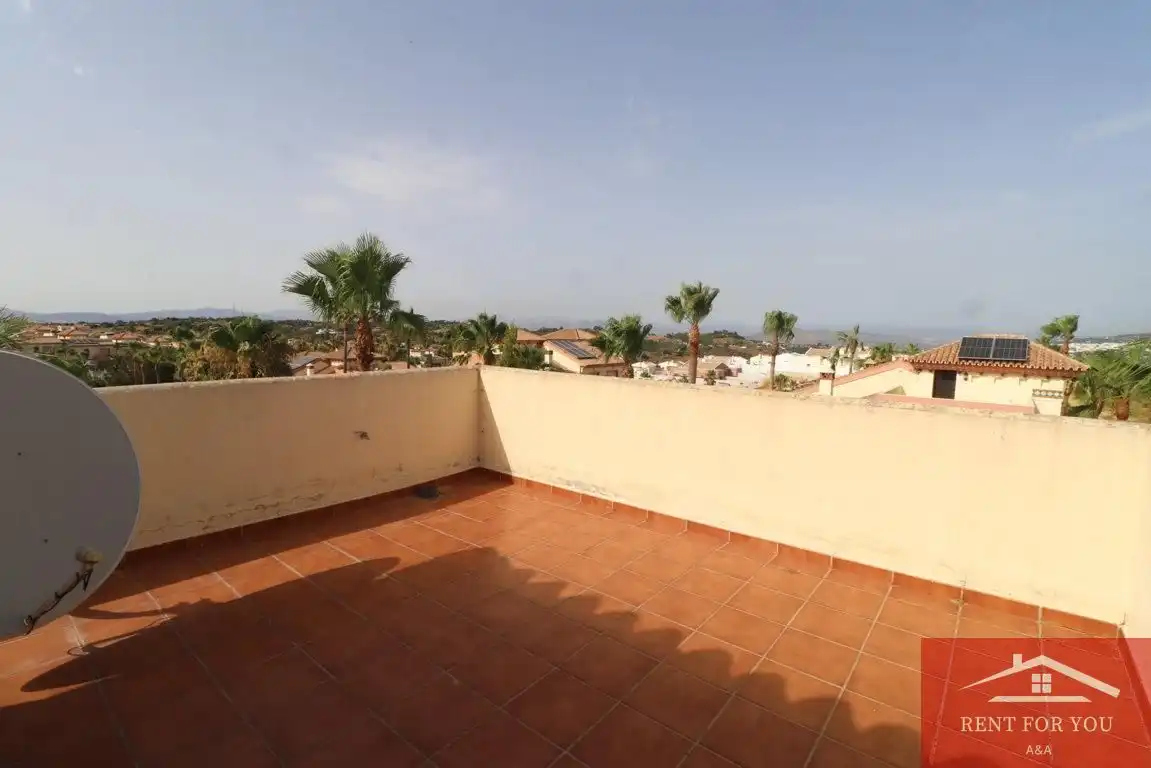 Terrasse von Haus oder Chalet zur Miete in Coín mit Klimaanlage, Heizung und Privatgarten