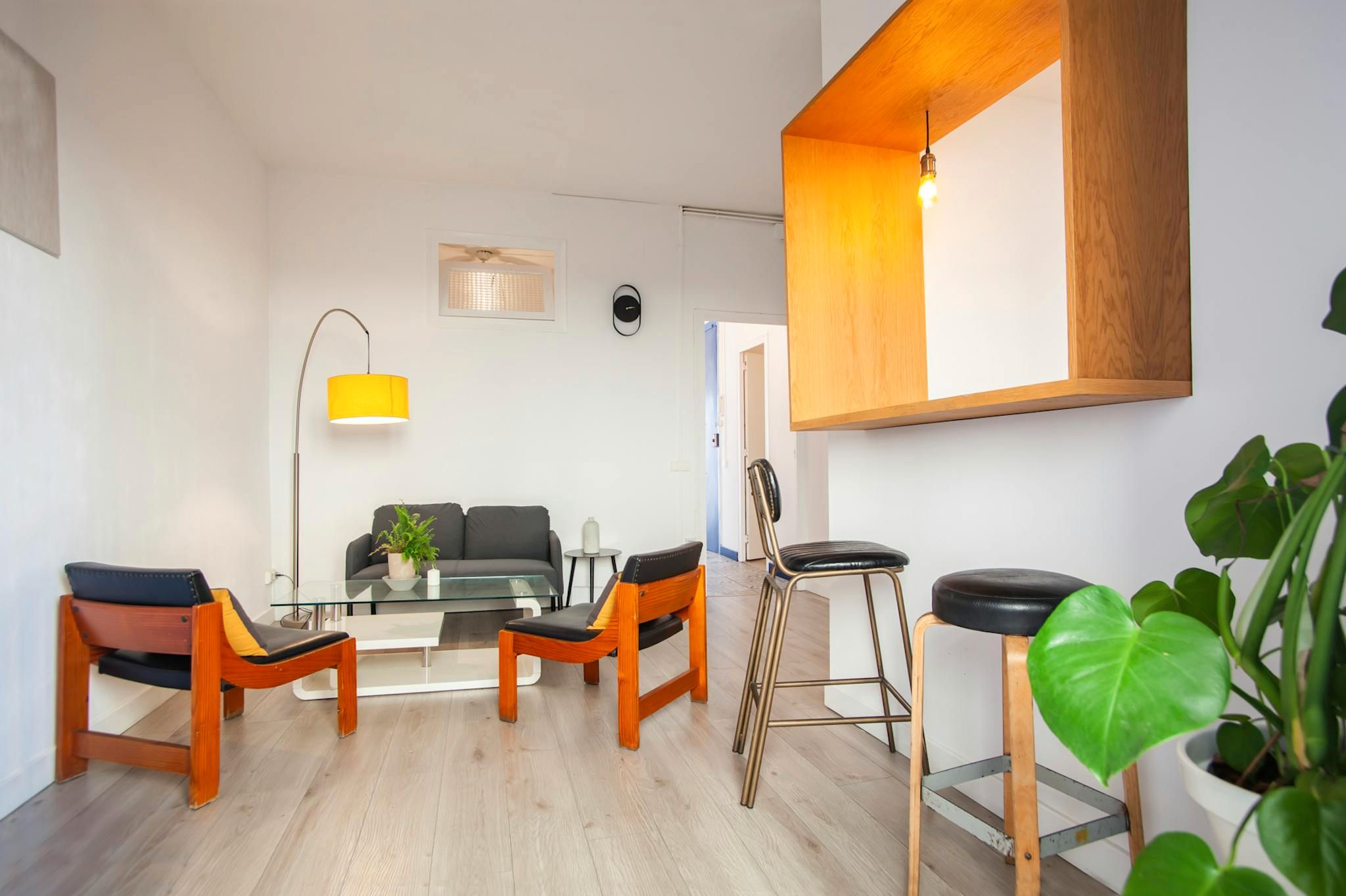 Living room of Flat to rent in  Barcelona Capital  with Air Conditioner, Heating and Furnished