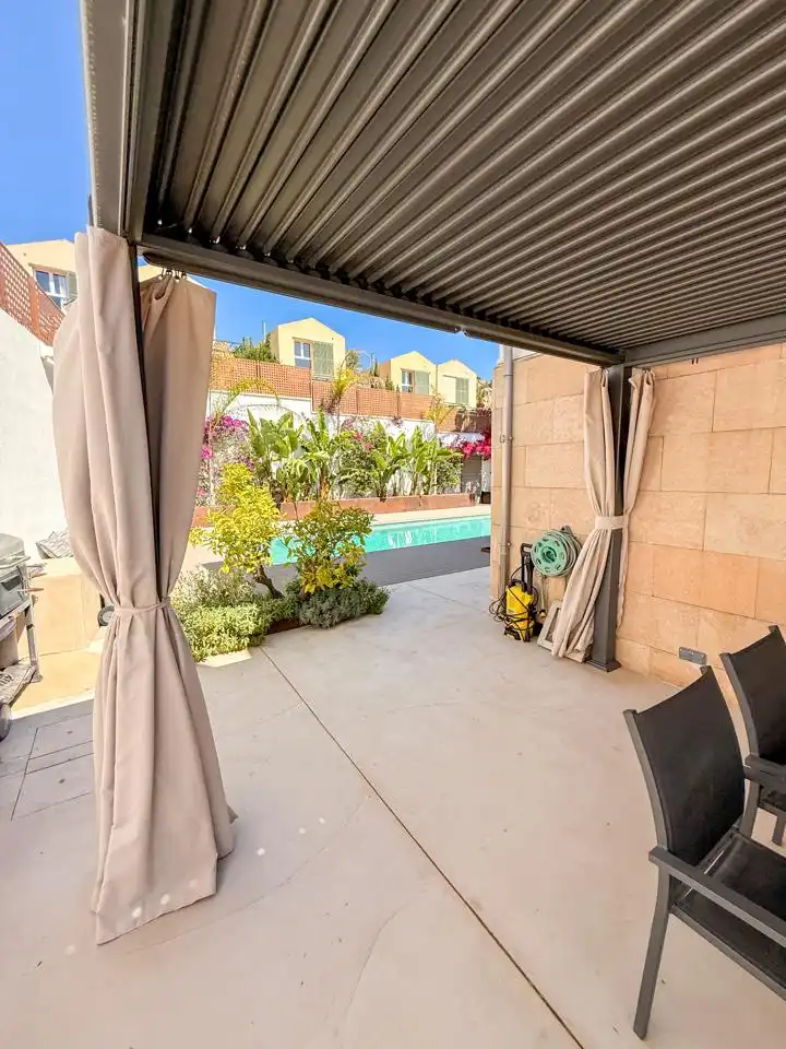 Terraza de Casa o chalet en venta en  Palma de Mallorca con Aire acondicionado, Calefacción y Jardín privado