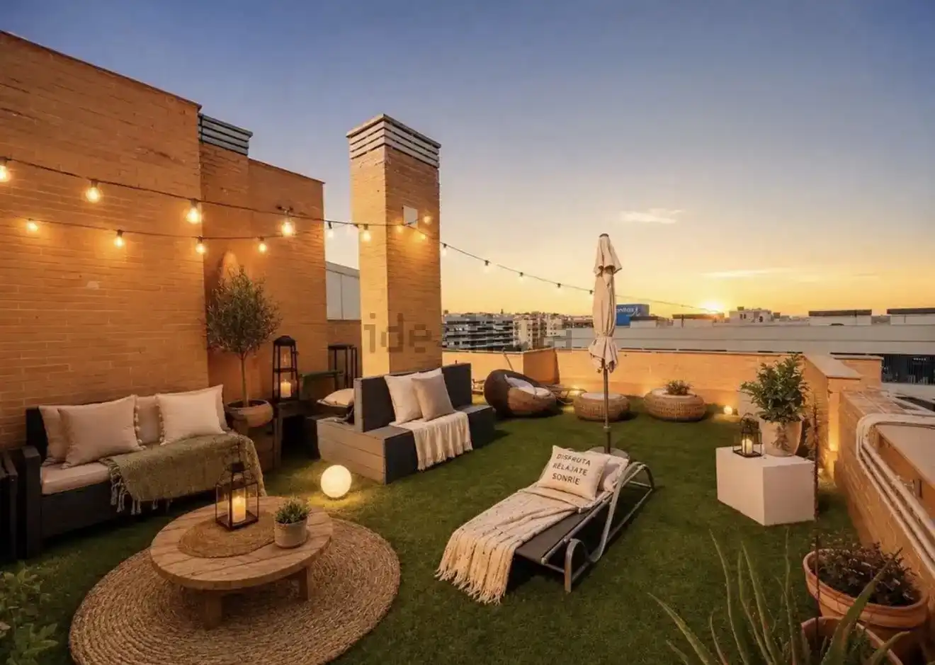 Terrassa de Àtic en venda en La Moraleja amb Aire condicionat, Jardí privat i Parquet