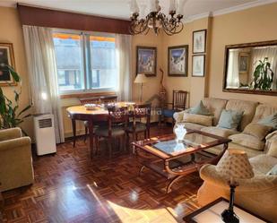 Living room of Flat to rent in Ourense Capital   with Heating, Parquet flooring and Terrace