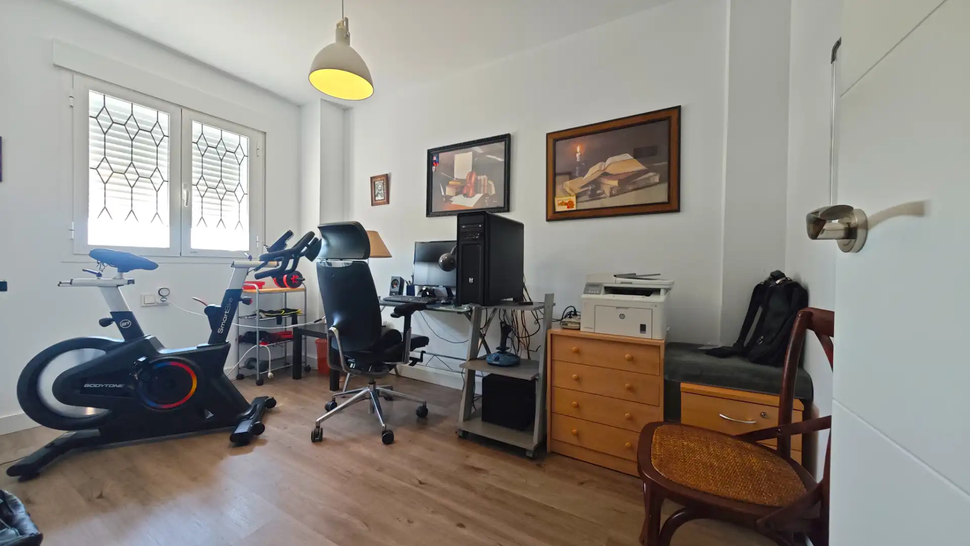 Sala d'estar de Casa adosada en venda en Don Benito amb Aire condicionat, Calefacció i Jardí privat