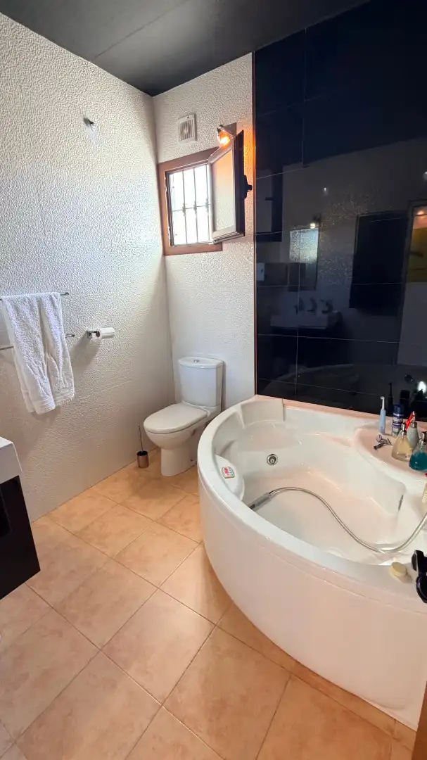 Bany de Casa o xalet en venda en Níjar amb Aire condicionat, Terrassa i Moblat