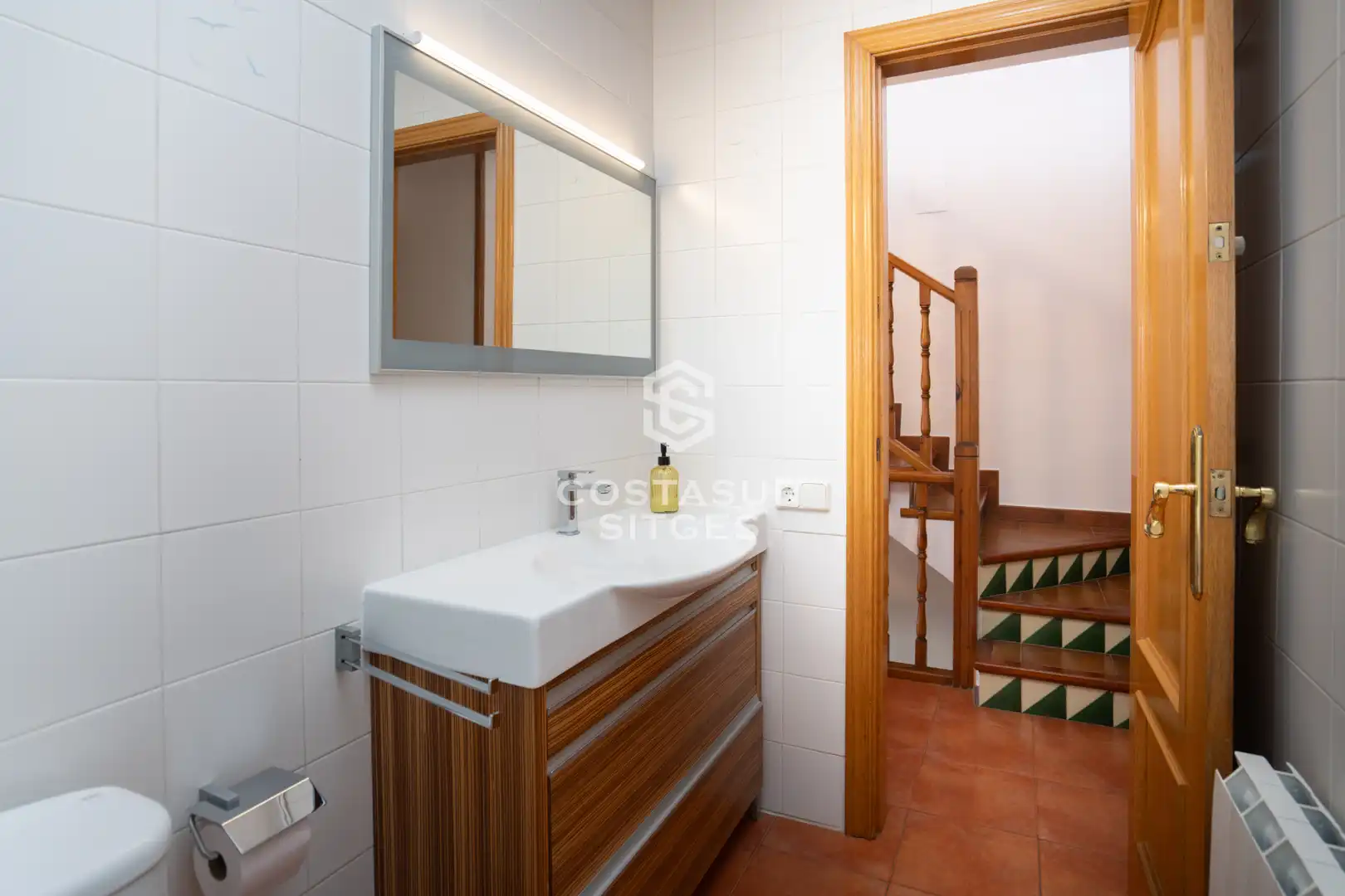 Bany de Casa adosada en venda en Sant Pere de Ribes amb Aire condicionat, Calefacció i Parquet
