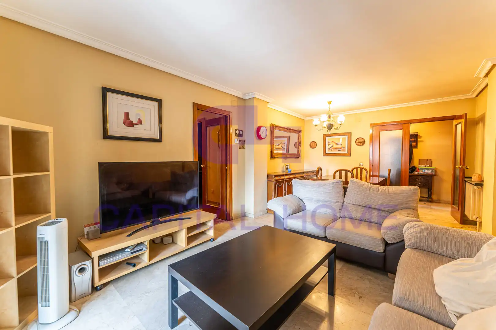 Sala de estar de Piso en venta en Fuenlabrada con Terraza, Amueblado y Horno