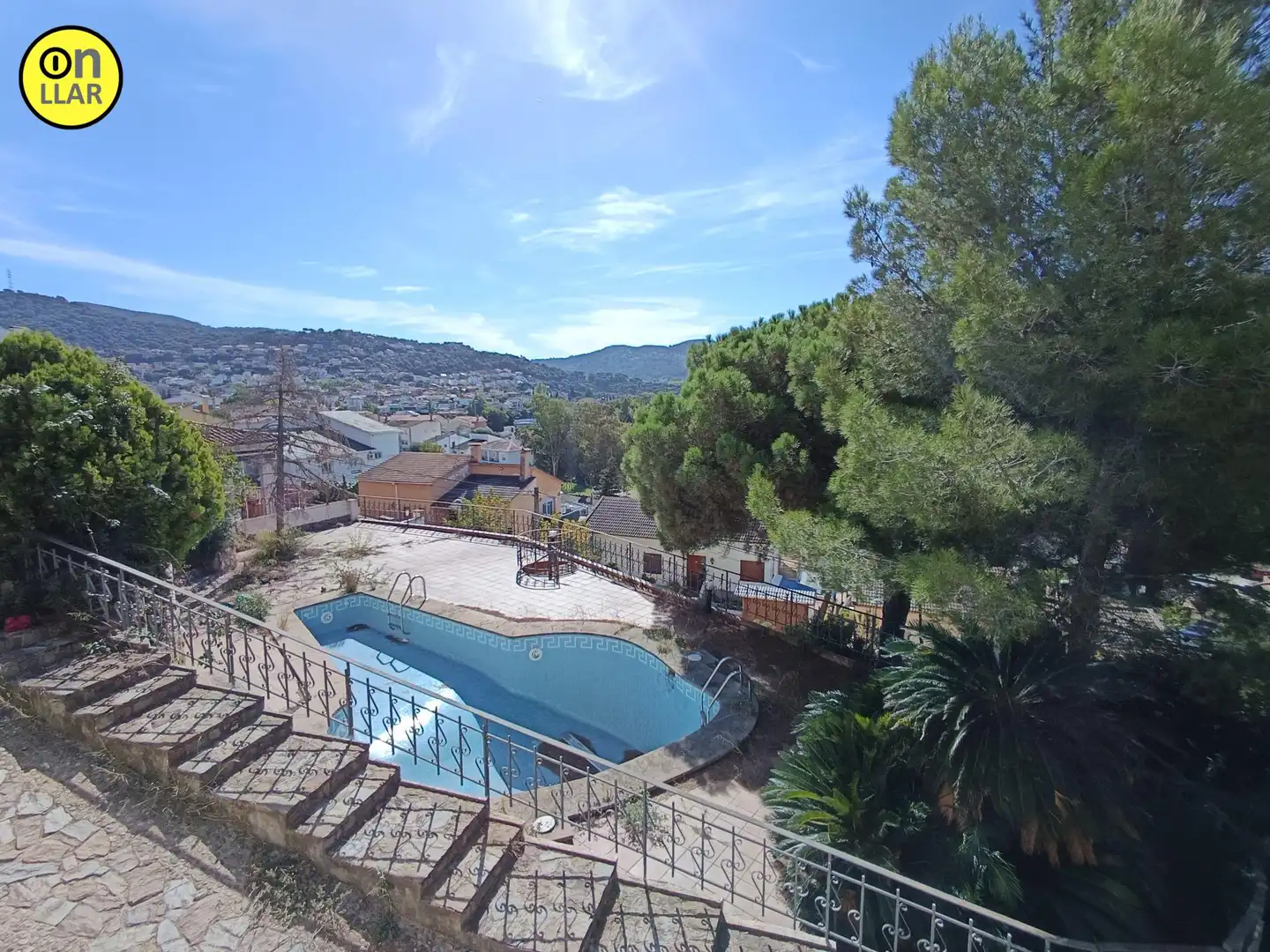 Schwimmbecken von Haus oder Chalet zum Verkauf in Sant Fost de Campsentelles mit Privatgarten, Terrasse und Abstellraum