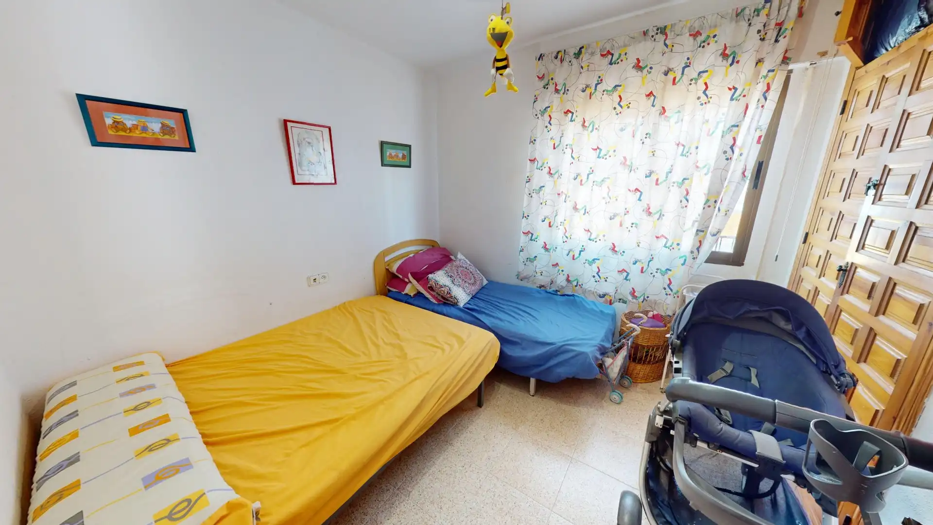 Schlafzimmer von Haus oder Chalet zum Verkauf in Los Alcázares mit Klimaanlage, Terrasse und Möbliert