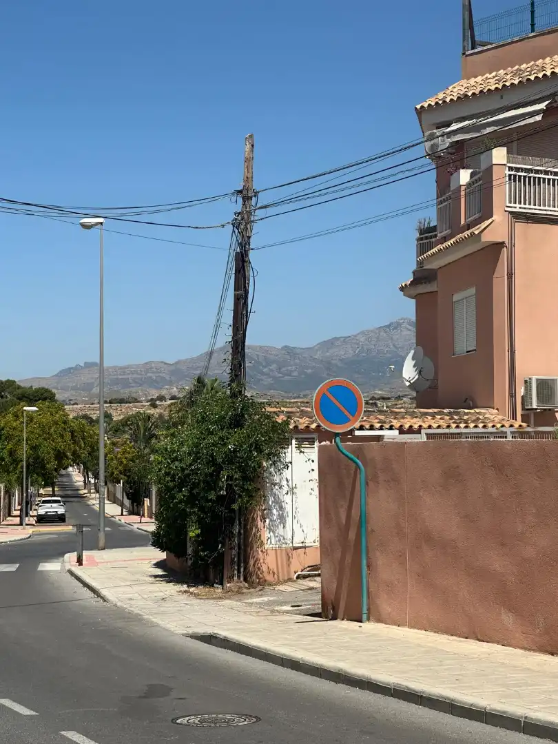 Vista exterior de Casa o chalet en venta en Mutxamel con Aire acondicionado, Calefacción y Jardín privado