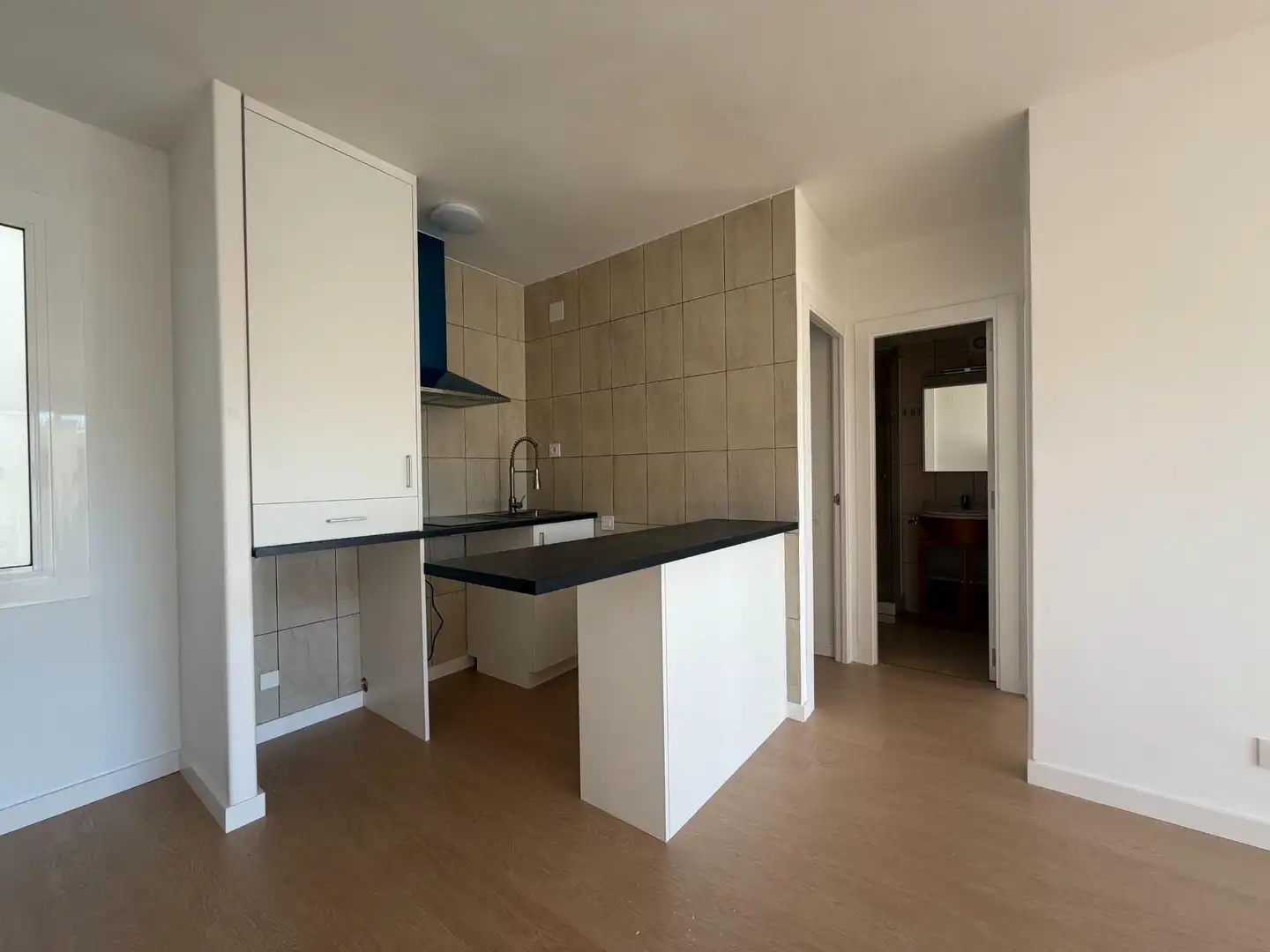Kitchen of Flat for sale in Roses  with Air Conditioner, Parquet flooring and Terrace