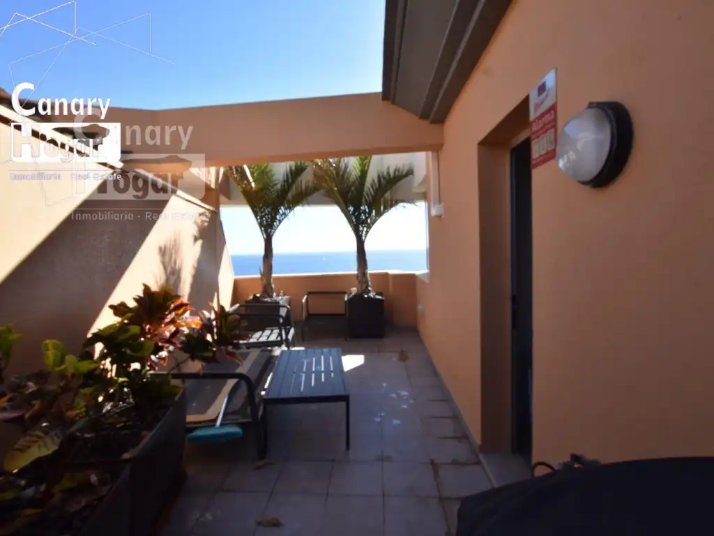 Terrasse von Dachboden zum Verkauf in San Miguel de Abona mit Klimaanlage, Heizung und Gemeinschaftspool