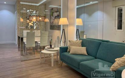 Living room of Flat for sale in  Madrid Capital  with Heating