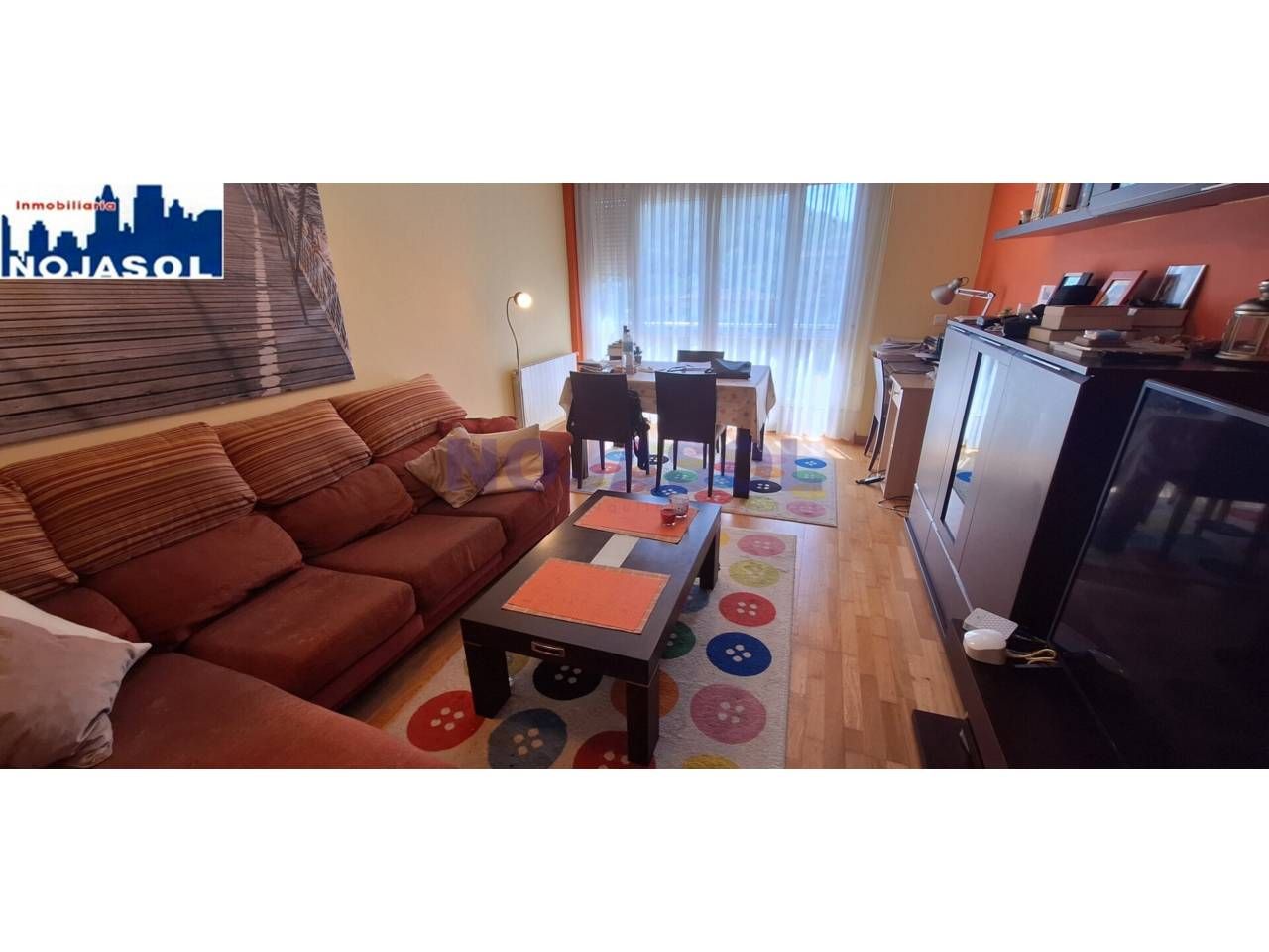 Sala d'estar de Apartament en venda en Hazas de Cesto amb Calefacció, Terrassa i Moblat