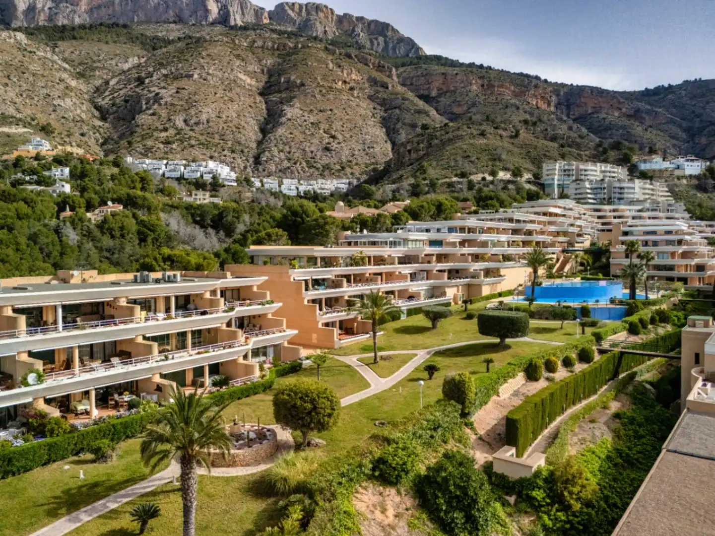 Vista exterior de Apartamento en venta en Altea con Aire acondicionado, Calefacción y Jardín privado