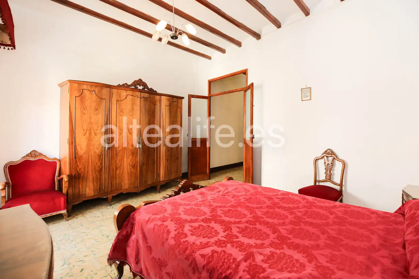 Habitación de Casa adosada en venta en Polop con Aire acondicionado, Trastero y Balcón