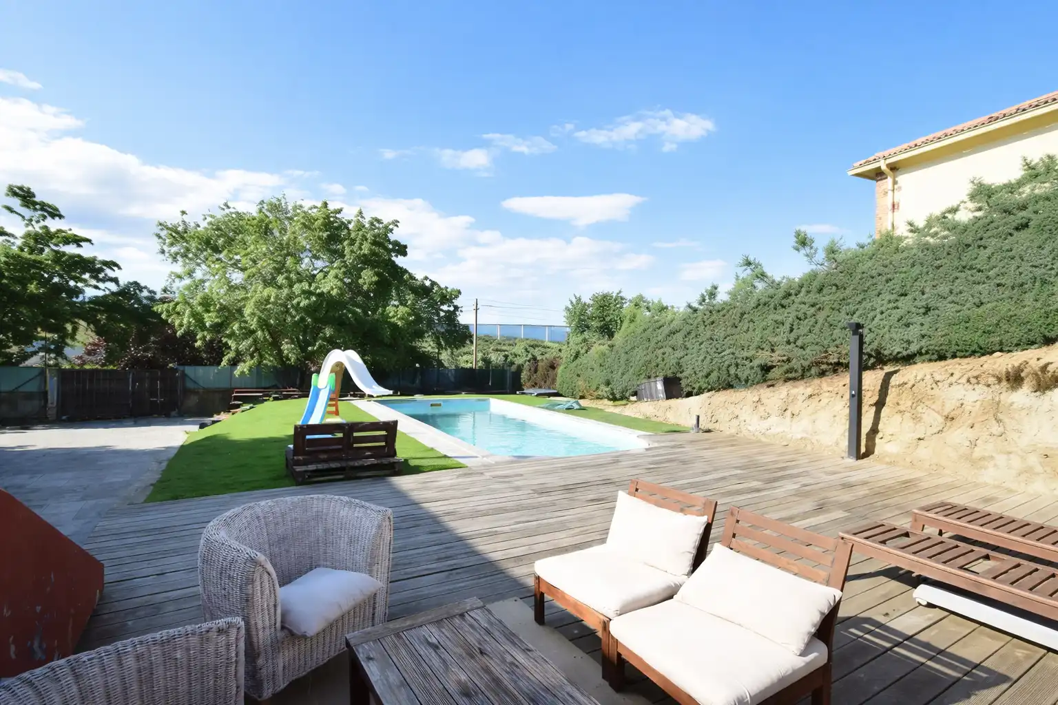 Terrasse von Haus oder Chalet zum Verkauf in Soto del Real mit Klimaanlage, Heizung und Privatgarten
