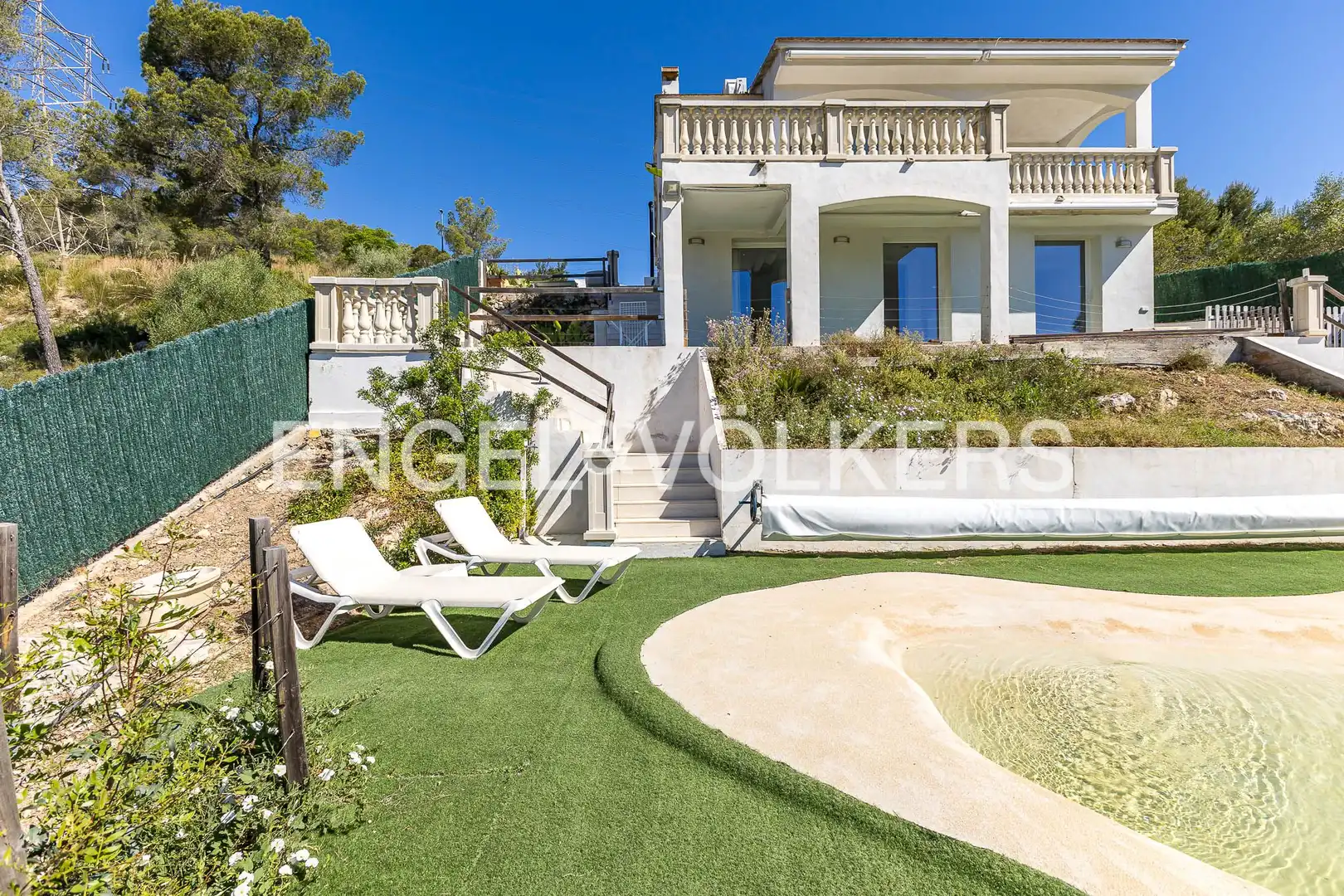 Terrassa de Casa o xalet en venda en Sant Pere de Ribes amb Aire condicionat, Calefacció i Jardí privat
