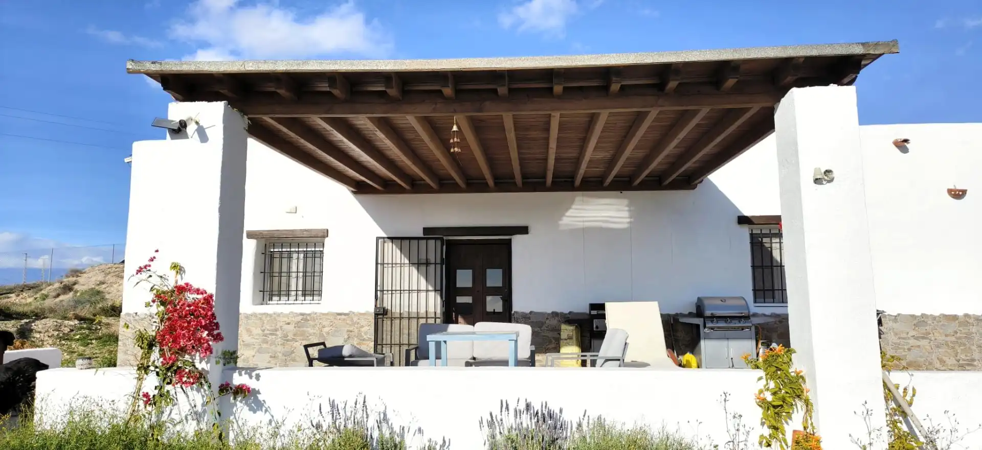Terrassa de Casa o xalet en venda en Pechina amb Aire condicionat, Jardí privat i Terrassa