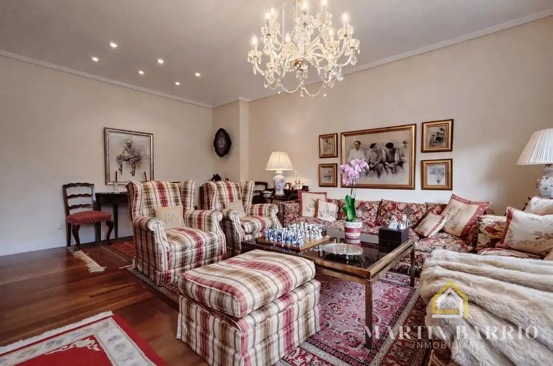Sala de estar de Piso en venta en Getxo  con Aire acondicionado, Calefacción y Jardín privado