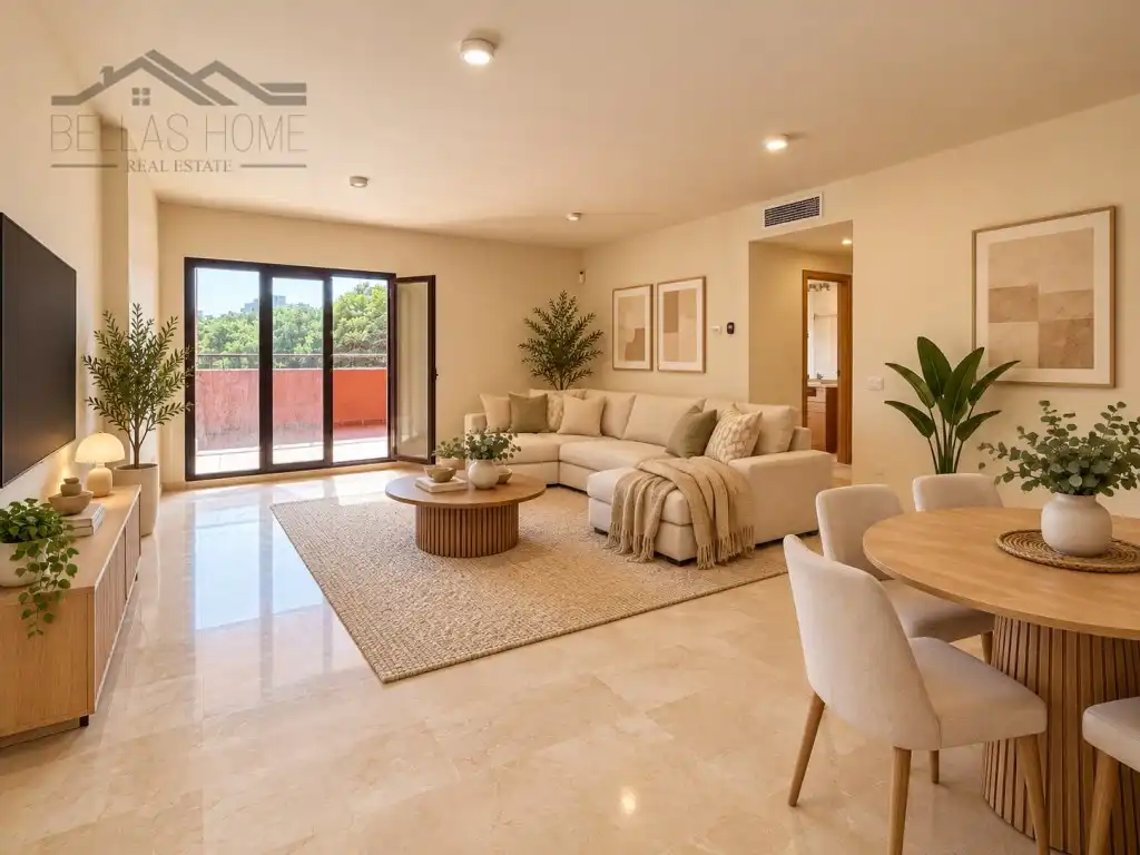 Living room of Flat for sale in Estepona Pueblo