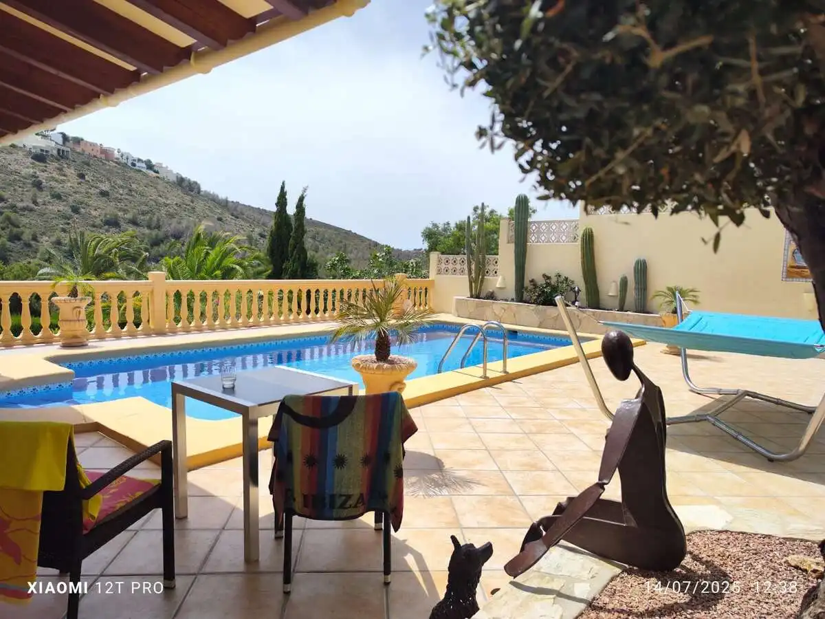 Swimming pool of Houses for sale in Benitachell / El Poble Nou de Benitatxell  with Air Conditioner, Heating and Private garden
