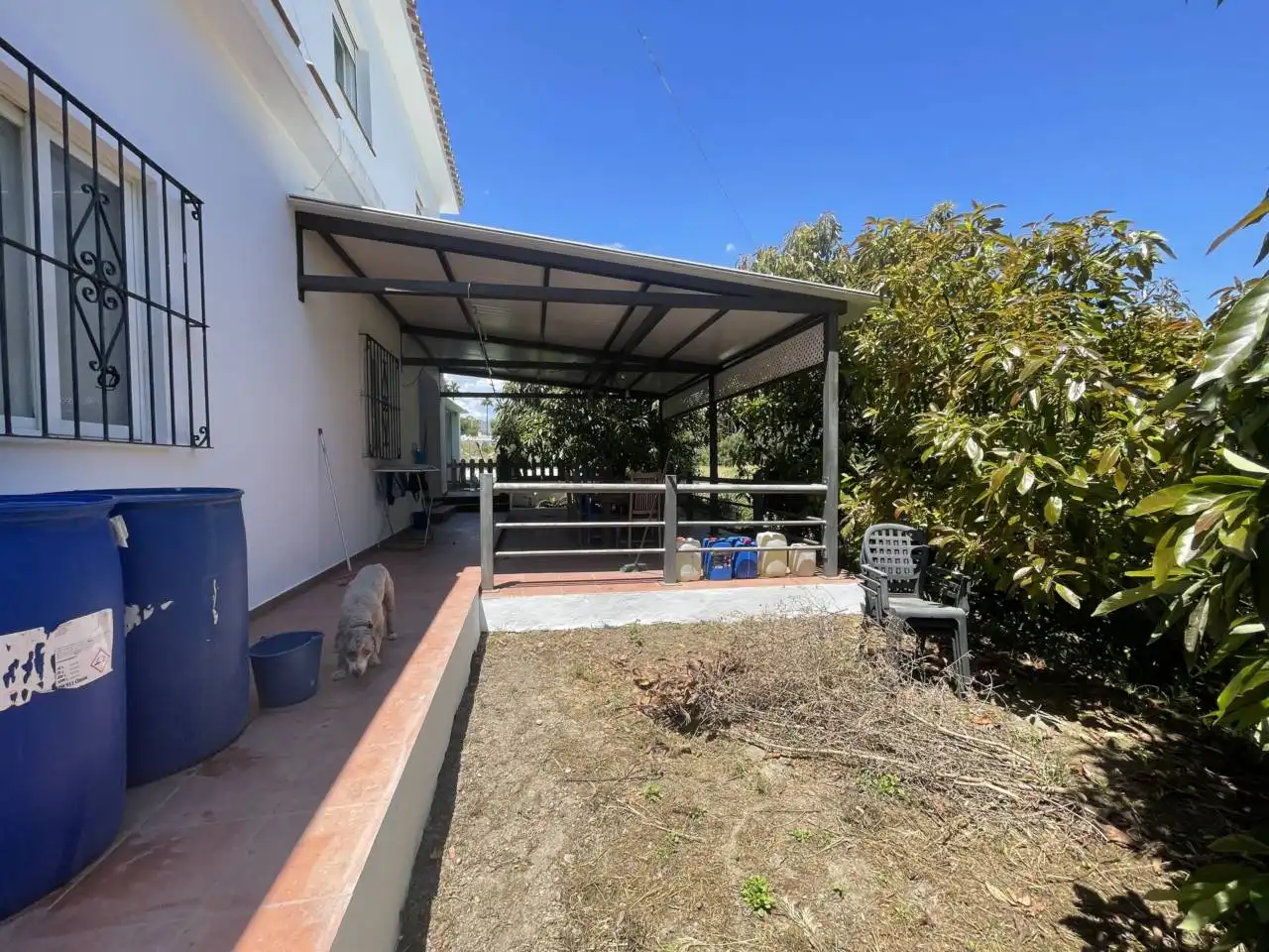 Terrassa de Finca rústica en venda en Estepona amb Aire condicionat, Calefacció i Jardí privat