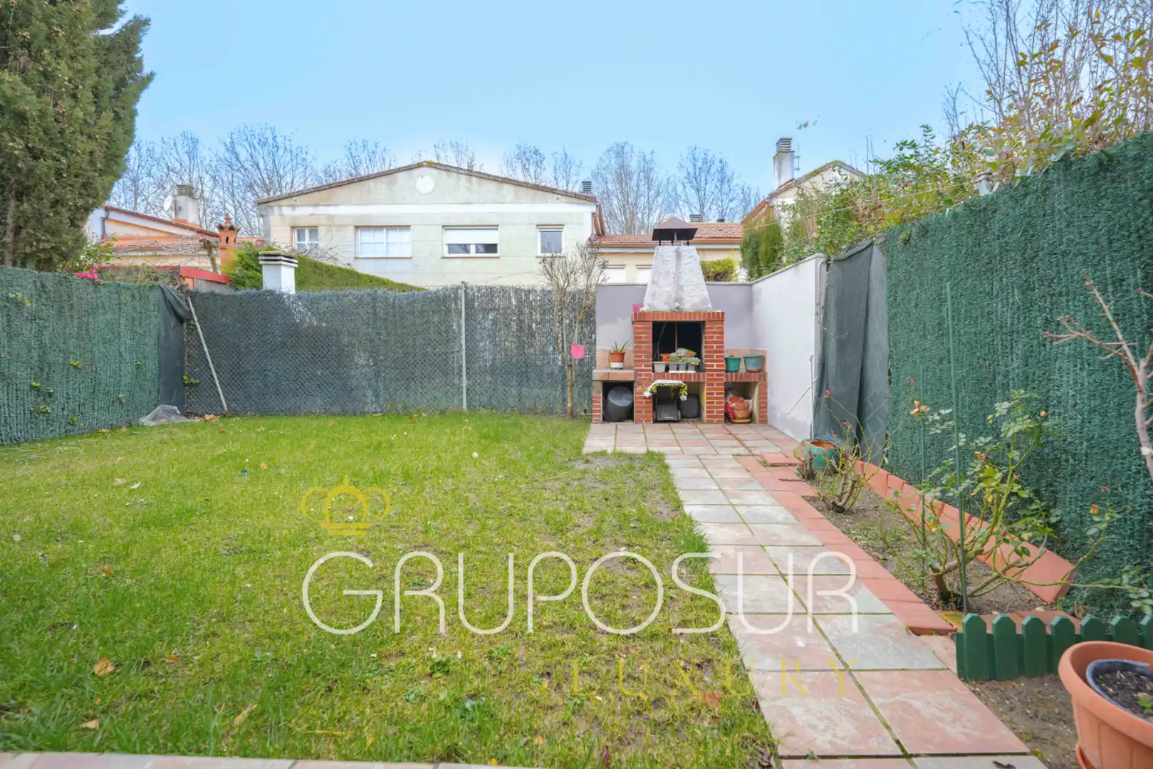 Jardín de Casa adosada en venta en Arroyo de la Encomienda con Calefacción, Jardín privado y Parquet