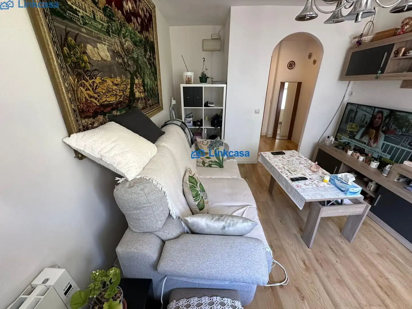 Living room of Flat for sale in Madrid  with Air Conditioner and Heating
