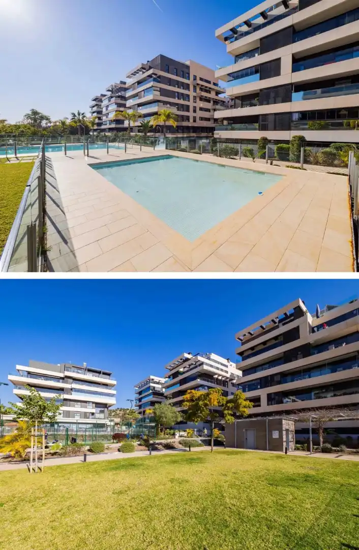 Piscina de Pis en venda en Málaga amb Aire condicionat, Terrassa i Traster