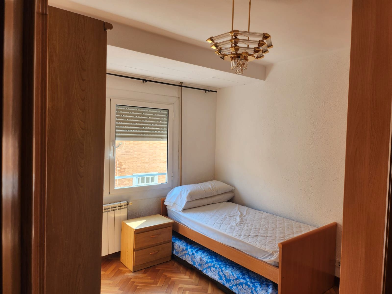 Bedroom of Flat to rent in  Zaragoza Capital  with Heating, Furnished and Oven