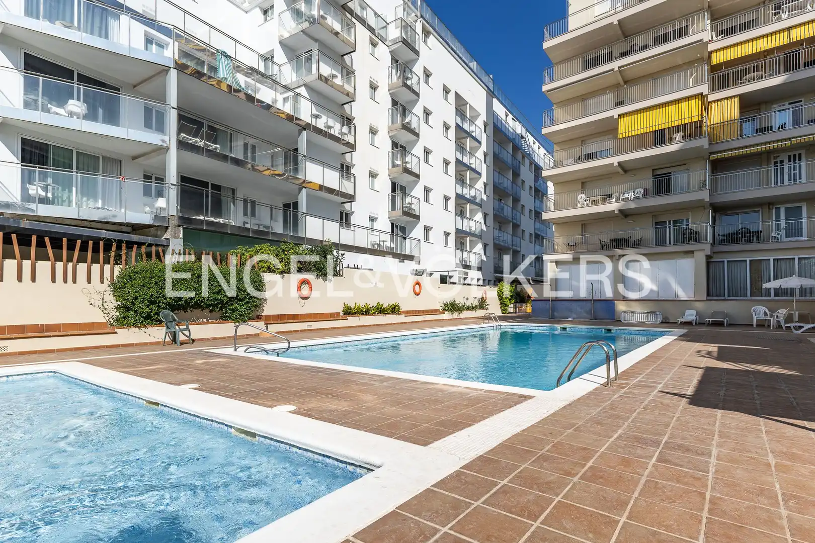 Swimming pool of Flat for sale in Malgrat de Mar  with Heating, Parquet flooring and Terrace