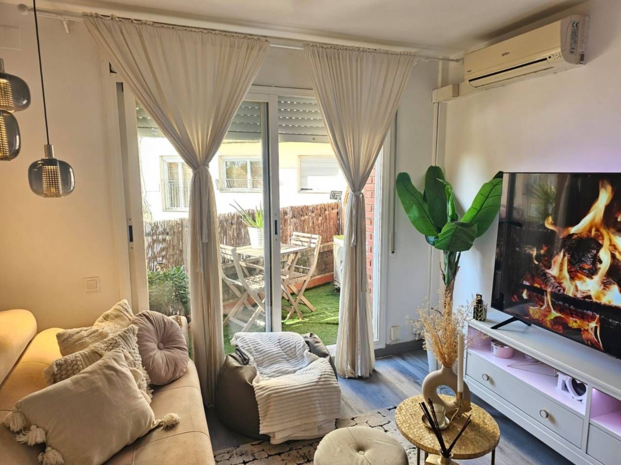 Sala d'estar de Pis en venda en Rubí amb Aire condicionat, Calefacció i Traster