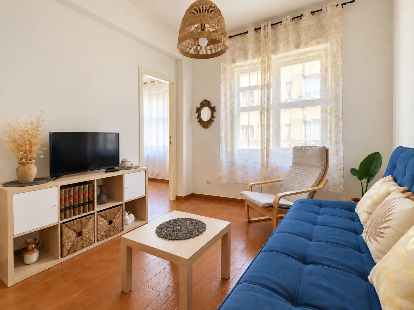 Sala de estar de Piso de alquiler en Santander con Calefacción, Amueblado y Horno