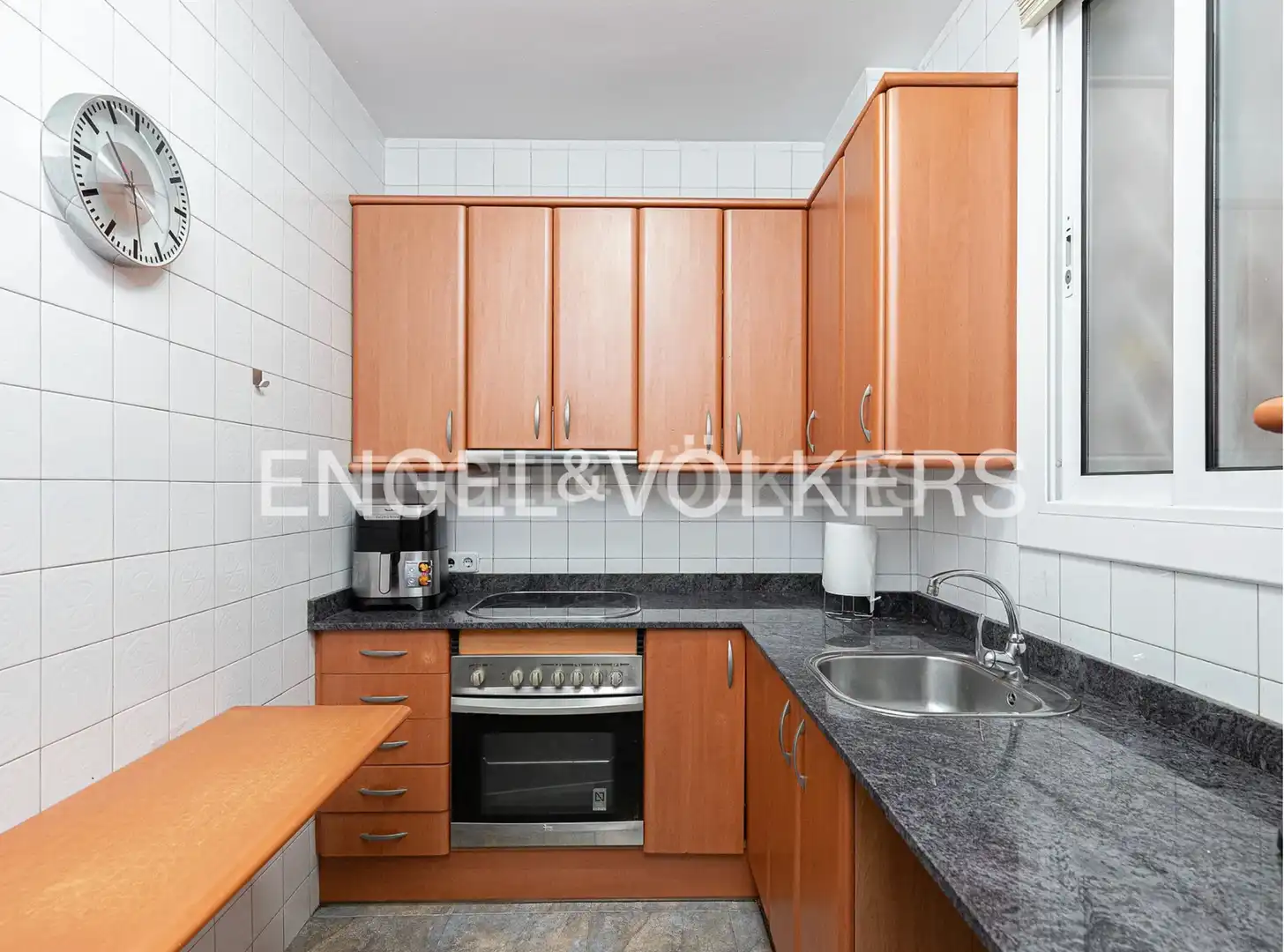 Kitchen of Flat for sale in Barcelona  with Air Conditioner and Heating
