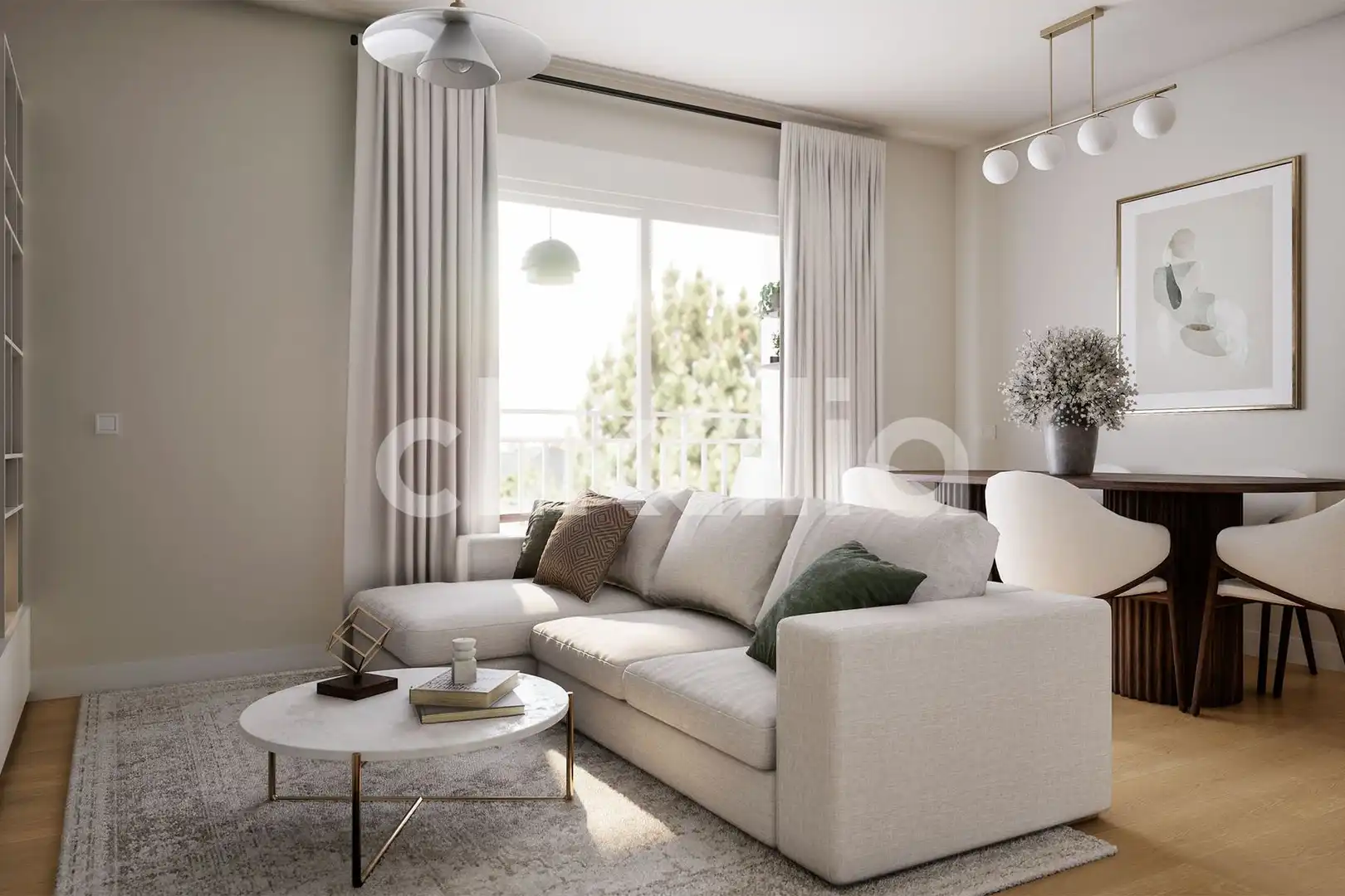 Sala de estar de Piso en venta en Madrid con Aire acondicionado, Calefacción y Jardín privado