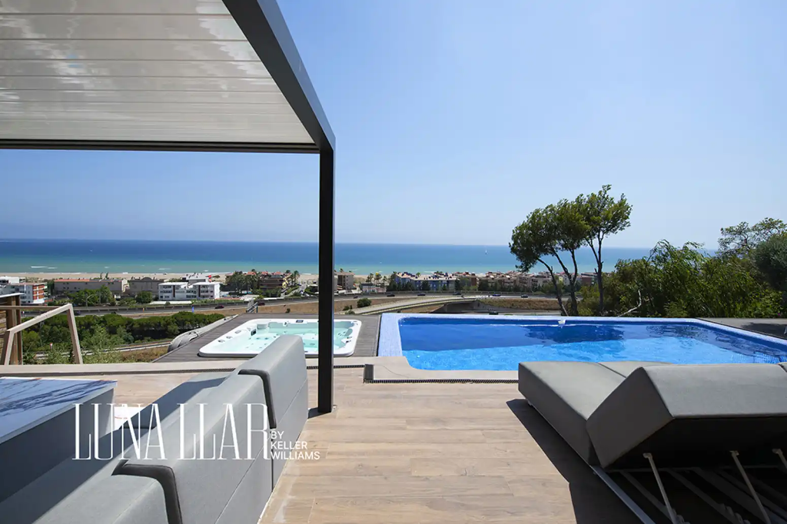 Terrasse von Haus oder Chalet zur Miete in Sitges mit Klimaanlage, Terrasse und Möbliert