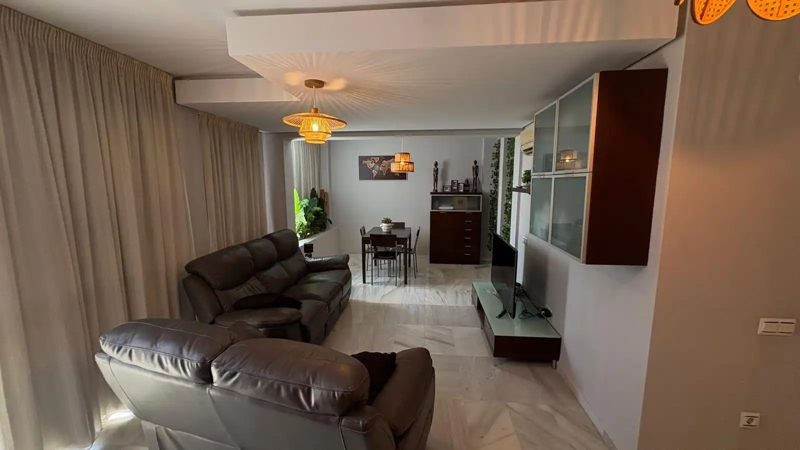 Sala de estar de Ático en venta en El Ejido con Aire acondicionado y Piscina