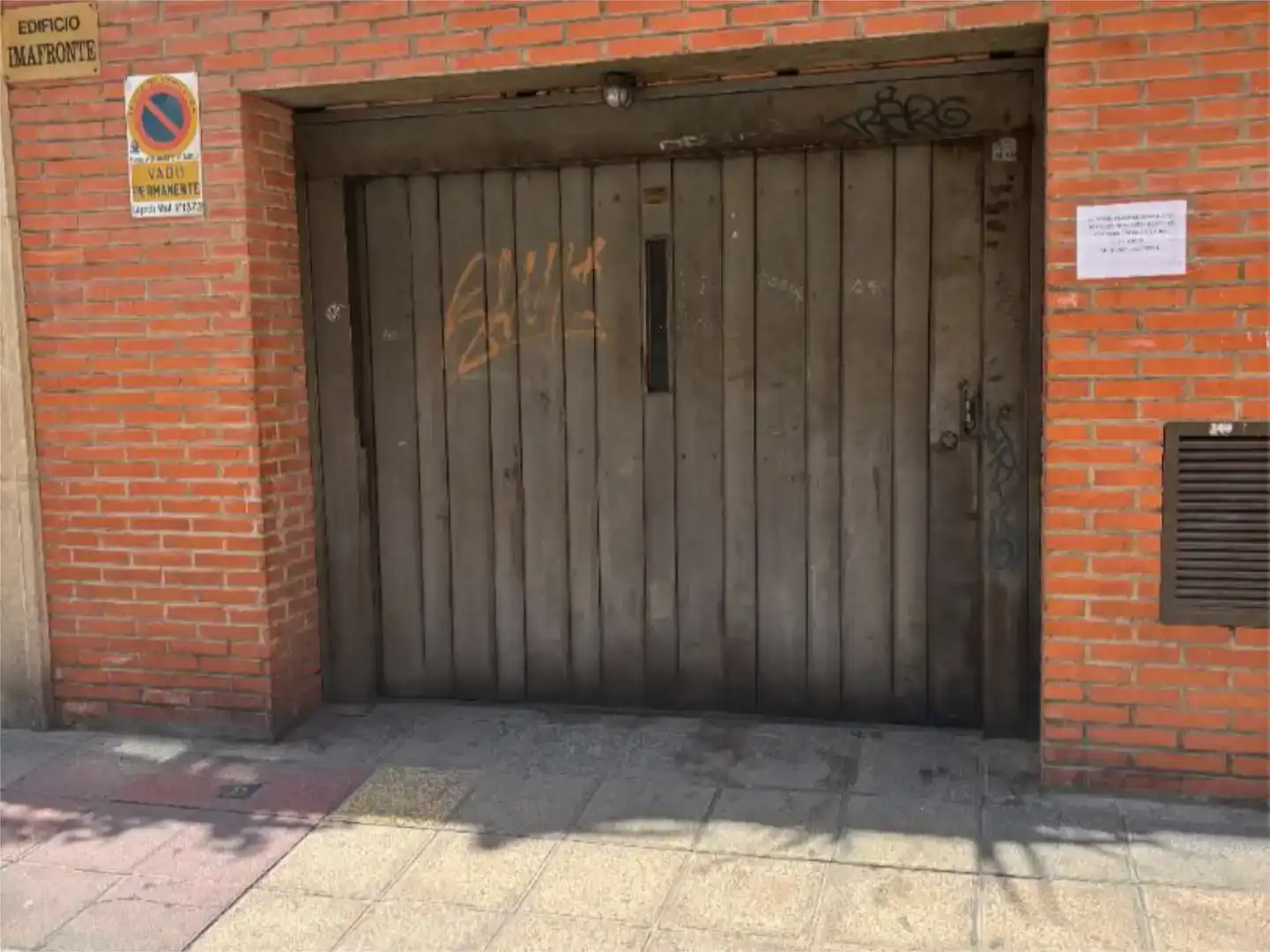 Vista exterior de Garatge en venda en Murcia
