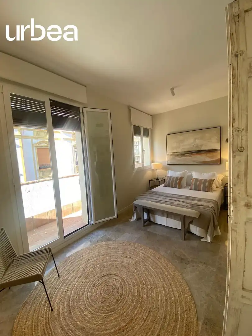 Habitación de Ático de alquiler en Málaga con Terraza, Amueblado y Balcón