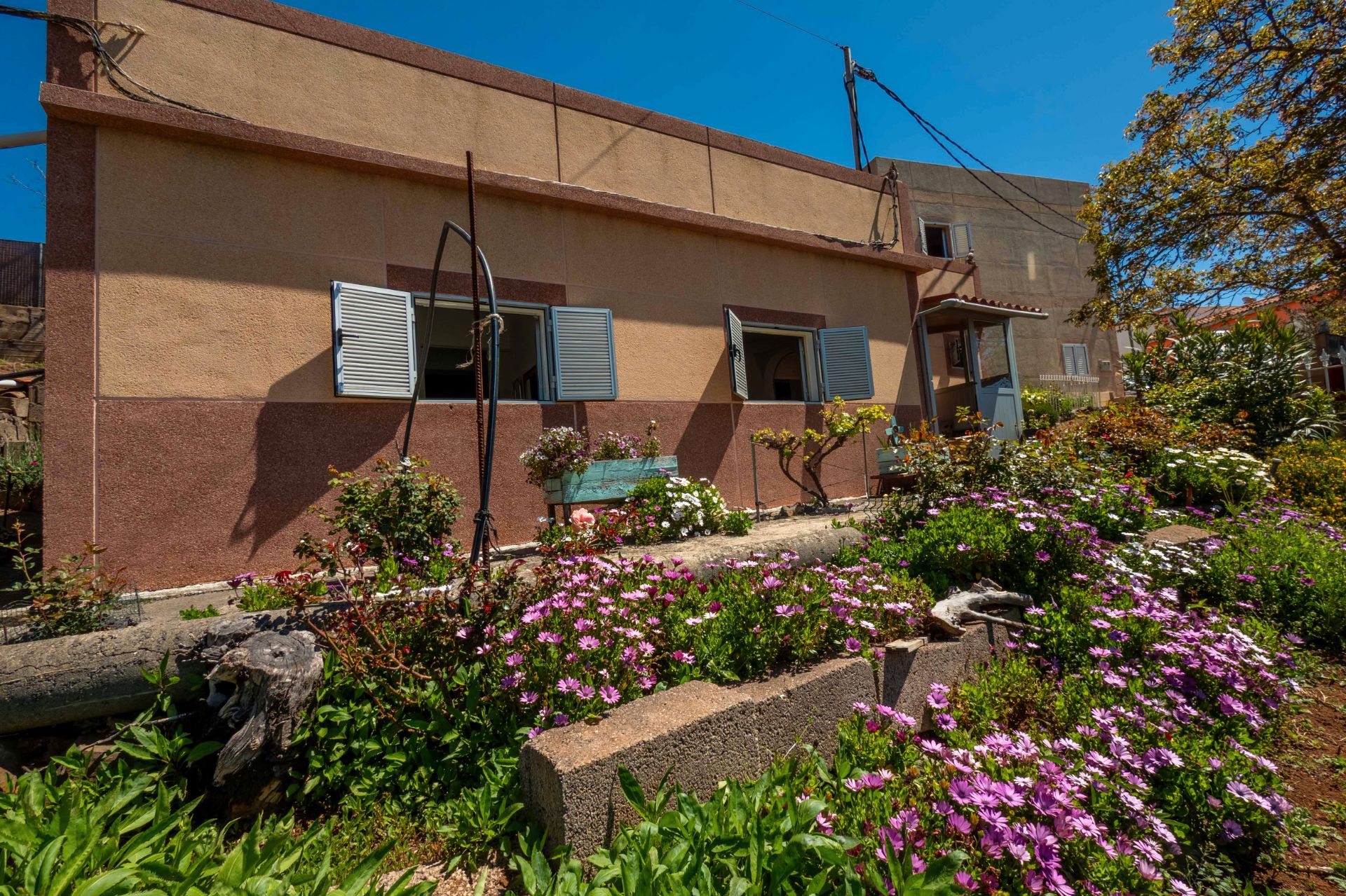 Exterior view of House or chalet for sale in Vega de San Mateo  with Private garden, Terrace and Furnished