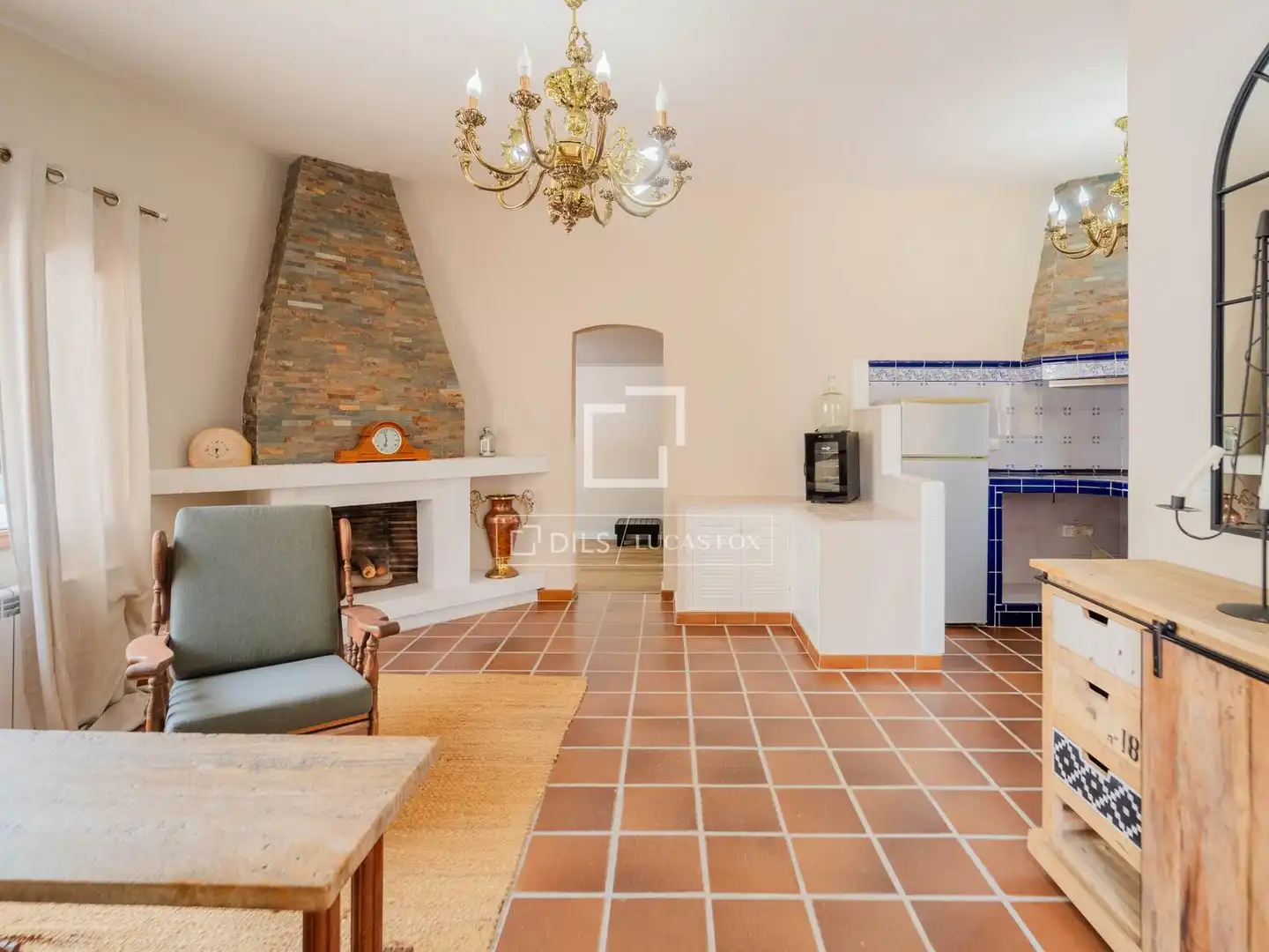 Sala d'estar de Casa o xalet de lloguer en Bétera amb Aire condicionat, Jardí privat i Moblat
