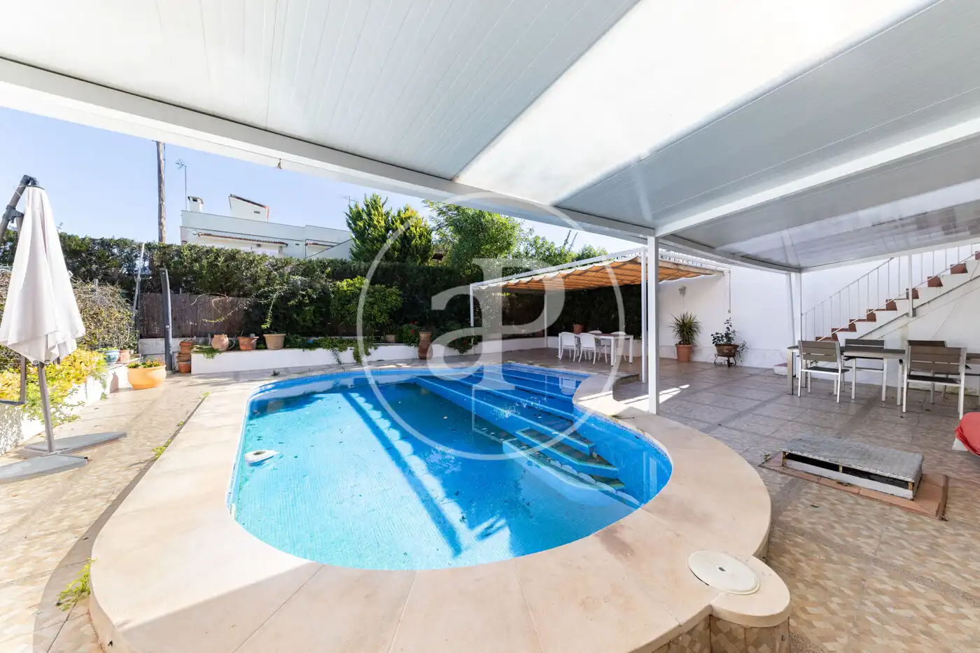 Swimming pool of Detached homes for sale in Llucmajor  with Air Conditioner, Private garden and Terrace