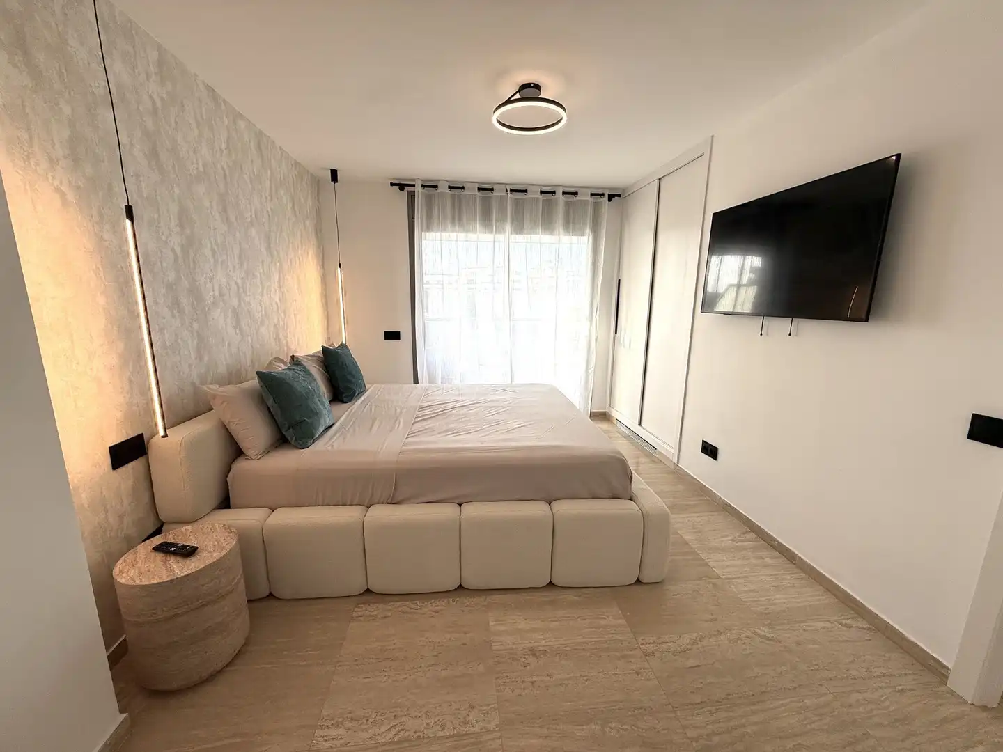 Habitación de Apartamento de alquiler en Eivissa con Aire acondicionado, Calefacción y Jardín privado